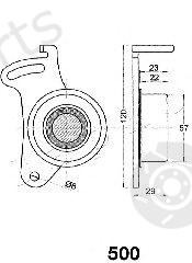  JAPKO part 45500 Tensioner, timing belt