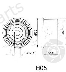 JAPKO part 45H05 Tensioner, timing belt