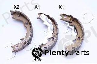  JAPKO part 55K18 Brake Shoe Set, parking brake