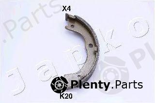  JAPKO part 55K20 Brake Shoe Set, parking brake