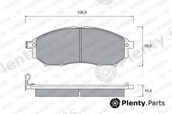  WEEN part 151-2354 (1512354) Brake Pad Set, disc brake