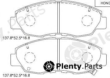  ASIMCO part KD1703 Brake Pad Set, disc brake