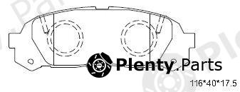  ASIMCO part KD2715 Brake Pad Set, disc brake