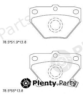  ASIMCO part KD2720 Brake Pad Set, disc brake