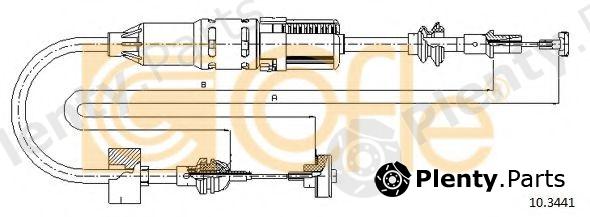  COFLE part 10.3441 (103441) Clutch Cable