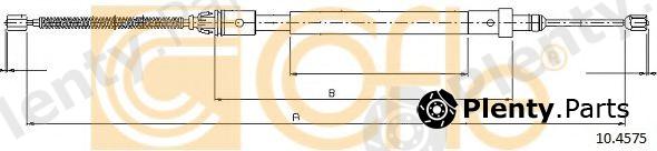  COFLE part 10.4575 (104575) Cable, parking brake