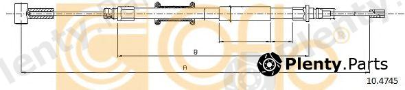  COFLE part 10.4745 (104745) Cable, parking brake