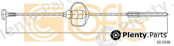 COFLE part 10.5338 (105338) Cable, parking brake