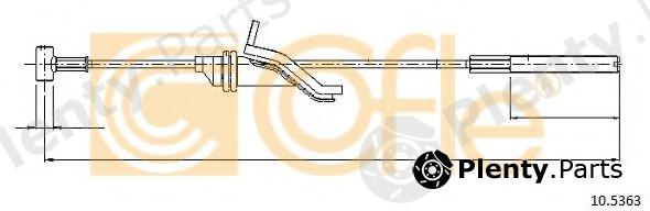  COFLE part 105363 Cable, parking brake