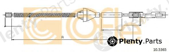  COFLE part 105365 Cable, parking brake