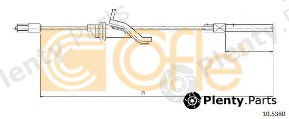 COFLE part 10.5380 (105380) Cable, parking brake