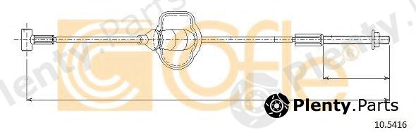  COFLE part 10.5416 (105416) Cable, parking brake