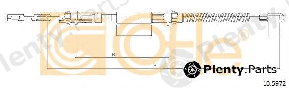  COFLE part 10.5972 (105972) Cable, parking brake