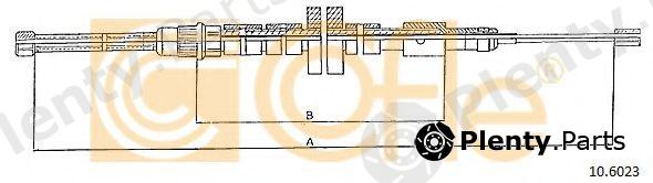  COFLE part 10.6023 (106023) Cable, parking brake