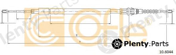  COFLE part 10.6044 (106044) Cable, parking brake