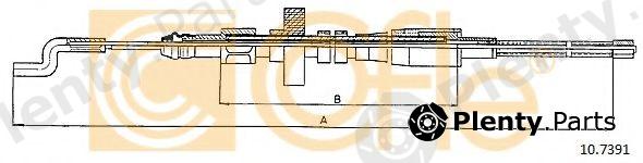  COFLE part 10.7391 (107391) Cable, parking brake