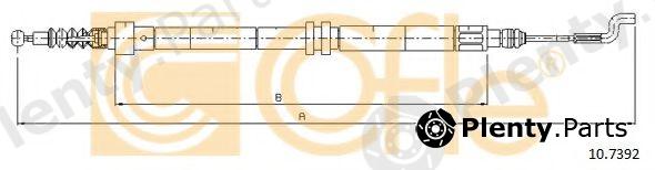  COFLE part 107392 Cable, parking brake