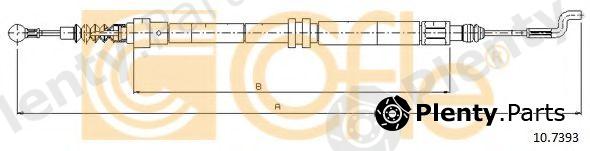  COFLE part 10.7393 (107393) Cable, parking brake