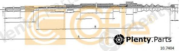  COFLE part 107404 Cable, parking brake