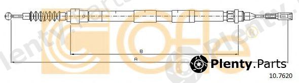  COFLE part 10.7620 (107620) Cable, parking brake