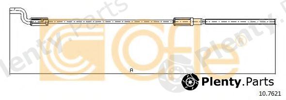  COFLE part 107621 Cable, parking brake