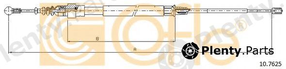  COFLE part 107625 Cable, parking brake