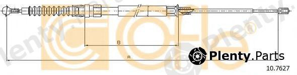  COFLE part 10.7627 (107627) Cable, parking brake