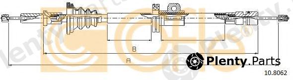  COFLE part 108062 Cable, parking brake