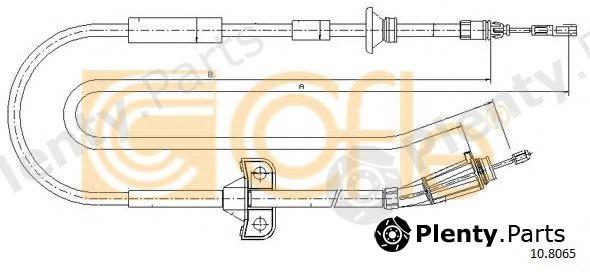  COFLE part 108065 Cable, parking brake