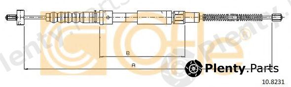  COFLE part 108231 Cable, parking brake