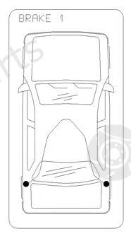  COFLE part 10591 Cable, parking brake