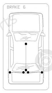  COFLE part 10.6764 (106764) Cable, parking brake