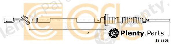  COFLE part 18.3505 (183505) Clutch Cable