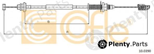  COFLE part 10.0390 (100390) Accelerator Cable