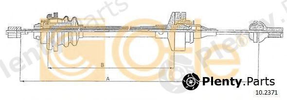  COFLE part 10.2371 (102371) Clutch Cable