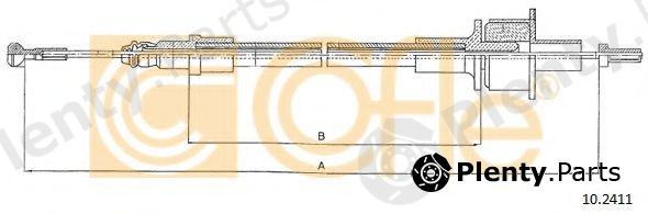  COFLE part 10.2411 (102411) Clutch Cable