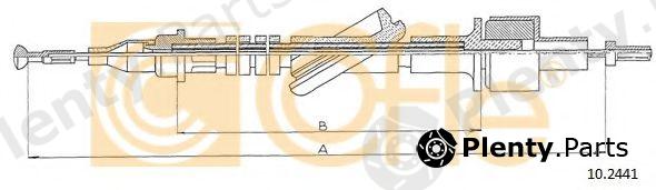  COFLE part 10.2441 (102441) Clutch Cable