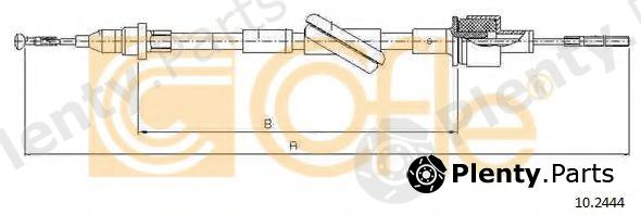  COFLE part 10.2444 (102444) Clutch Cable