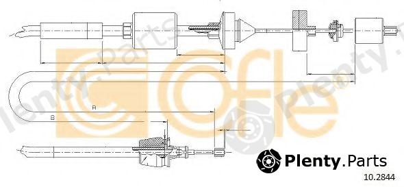  COFLE part 10.2844 (102844) Clutch Cable