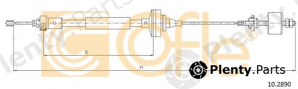  COFLE part 10.2890 (102890) Clutch Cable