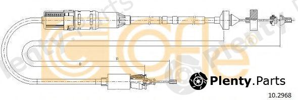  COFLE part 10.2968 (102968) Clutch Cable