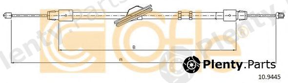  COFLE part 109445 Cable, parking brake