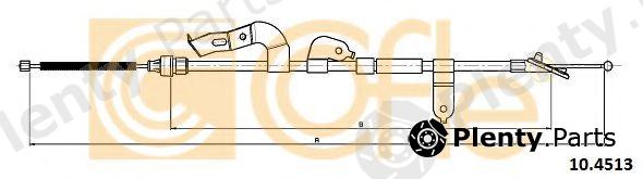  COFLE part 10.4513 (104513) Cable, parking brake