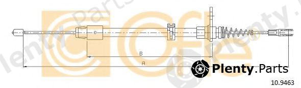  COFLE part 10.9463 (109463) Cable, parking brake