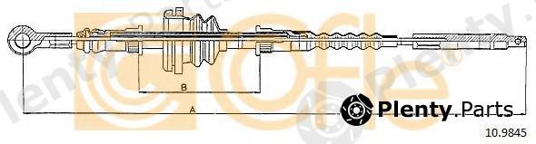 COFLE part 109845 Cable, parking brake