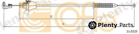  COFLE part 11.0225 (110225) Accelerator Cable