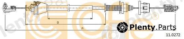  COFLE part 11.0272 (110272) Accelerator Cable