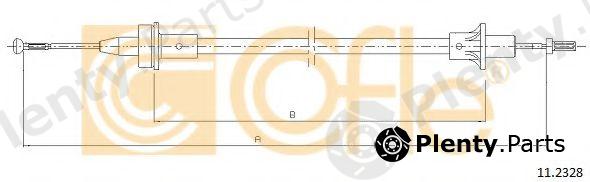  COFLE part 11.2329 (112329) Clutch Cable