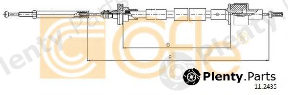  COFLE part 11.2435 (112435) Clutch Cable