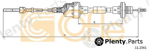  COFLE part 11.2561 (112561) Clutch Cable
